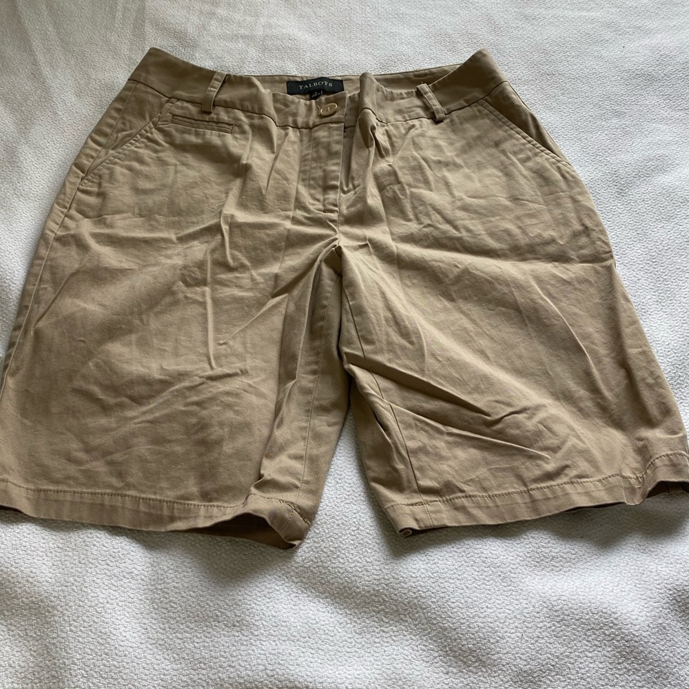 Talbots khaki shorts